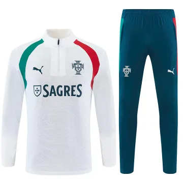 2026 Portugal Half-zip Tracksuit White