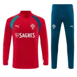 Fato de treino com meio fecho de correr «Portugal 2026», vermelho 2026 Portugal Half-zip Tracksuit Red