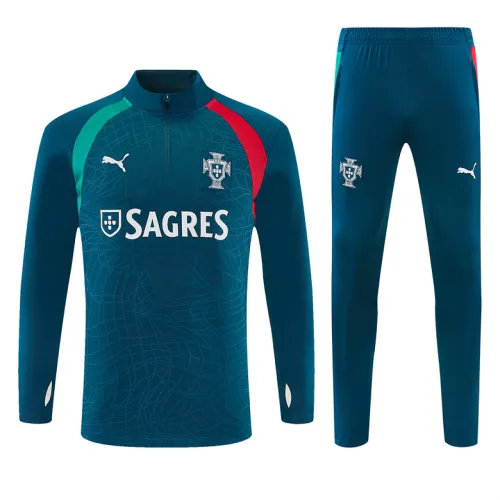 2026 Portugal Half-zip Tracksuit Dark Green