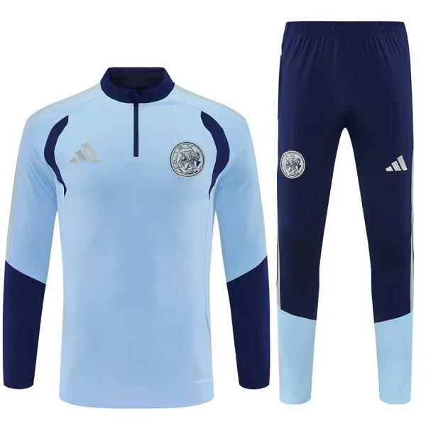 26/27 Ajax Half-zip Tracksuit Light Blue - A-Grade Quality Detail View