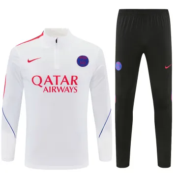 26/27 PSG Half-zip Tracksuit White/Orange