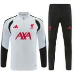26/27 Liverpool Half-zip Tracksuit Light Gray