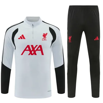 26/27 Liverpool Half-zip Tracksuit Light Gray