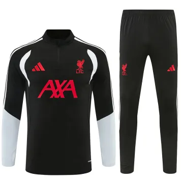 26/27 Liverpool Half-zip Tracksuit Black