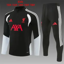 26/27 Liverpool Kids Half-zip Tracksuit Black - product photo US35.98 - 26/27 Liverpool Kids Half-zip Tracksuit Black