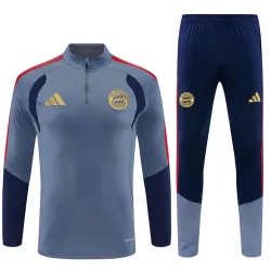 US45.98 - 26/27 Bayern Munich Half-zip Tracksuit Dark Gray