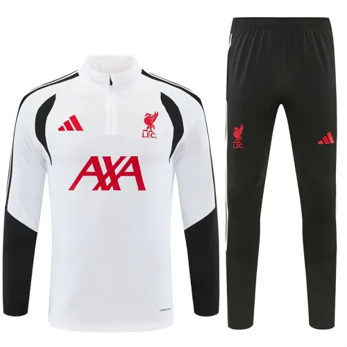 26/27 Liverpool Half-zip Tracksuit White