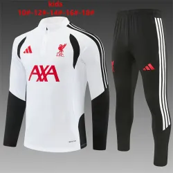 26/27 Liverpool Kids Half-zip Tracksuit White - product photo US35.98 - 26/27 Liverpool Kids Half-zip Tracksuit White