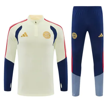 26/27 Bayern Munich Half-zip Tracksuit Beige