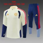 26/27 Bayern Munich Kids Half-zip Tracksuit Beige