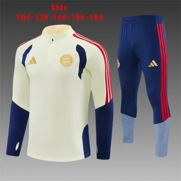 26/27 Bayern Munich Kids Half-zip Tracksuit Beige