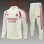 26/27 Real Madrid Kids Half-zip Tracksuit Beige