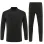 26/27 Arsenal All Black Half-zip Tracksuit
