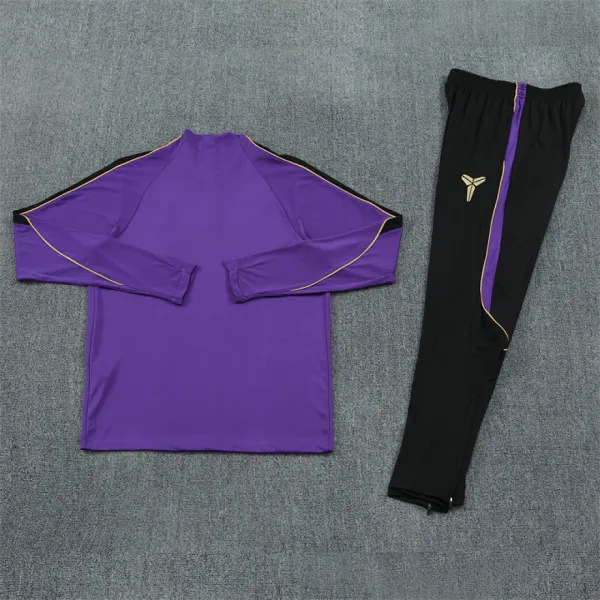 26/27 Barcelona Collaboration Half-zip Tracksuit Purple - A-Grade Quality Detail View