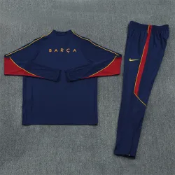 26/27 Barcelona Trainingsanzug mit halbem Reißverschluss, königsblau – Produktfoto US45,98 – 26/27 Trainingsanzug mit halbem Reißverschluss „Barcelona“, königsblau