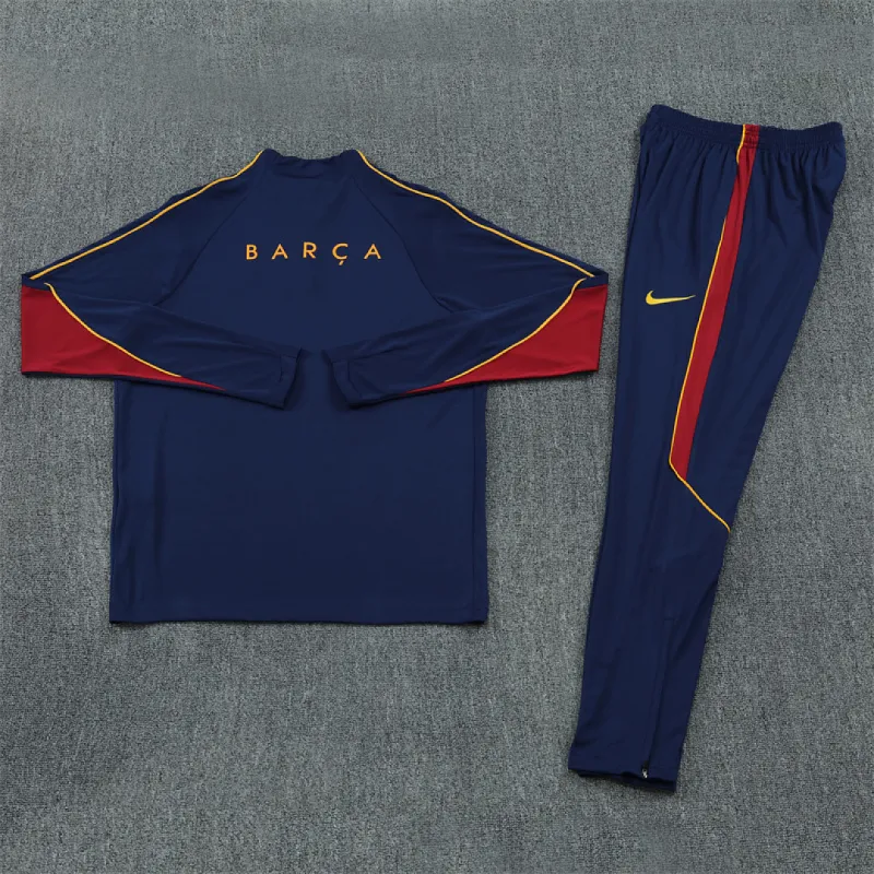 26/27 Barcelona Half-zip Tracksuit Royal Blue
