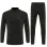 26/27 Manchester United All Black Half-zip Tracksuit
