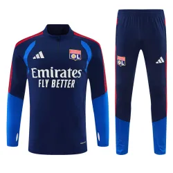 26/27 Olympique Lyonnais Half-zip Tracksuit Royal Blue - product photo US45.98 - 26/27 Olympique Lyonnais Half-zip Tracksuit Royal Blue