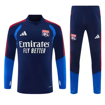 26/27 Olympique Lyonnais Half-zip Tracksuit Royal Blue