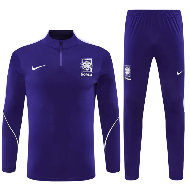 2026 South Korea Half-zip Tracksuit Purple
