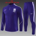 2026 South Korea Kids Half-zip Tracksuit Purple 2026 South Korea Kids Half-zip Tracksuit Purple