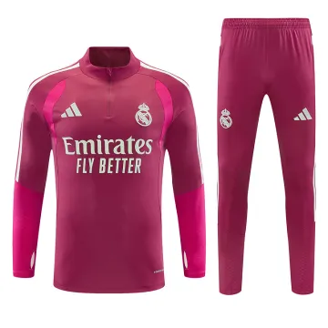 26/27 Real Madrid Half-zip Tracksuit Pink