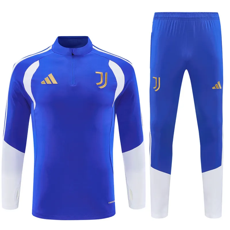 26/27 Juventus Half-zip Tracksuit Royal Blue