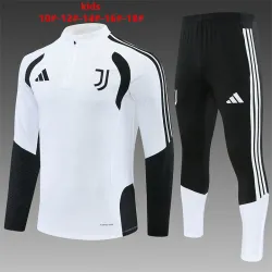 US35.98 - 26/27 Juventus Kids Half-zip Tracksuit White