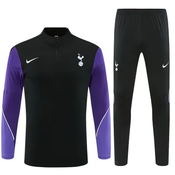 26/27 Tottenham Hotspur Half-zip Tracksuit Black