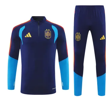 2026 Spain Two-star Edition Half-zip Tracksuit Royal Blue