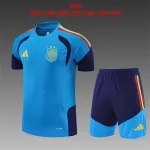 2026 Spain Two-star Edition Training Kids Kit Light Blue