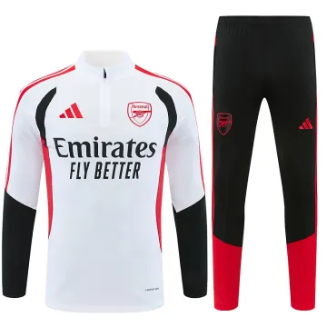 26/27 Arsenal Half-zip Tracksuit White
