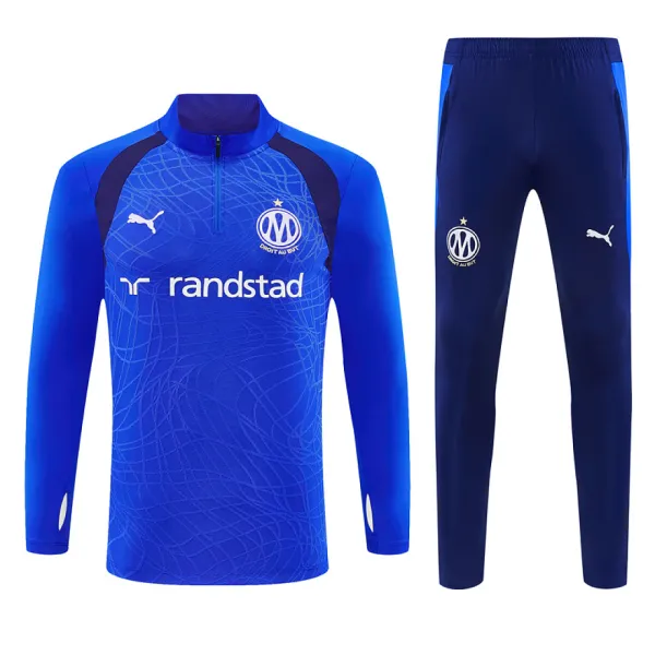 26/27 Marseille Half-zip Tracksuit Royal Blue - A-Grade Quality Detail View