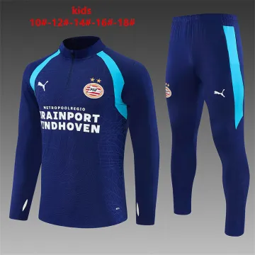 26/27 PSV Eindhoven Kids Half-zip Tracksuit Royal Blue