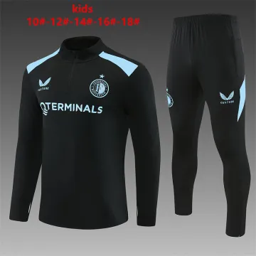 26/27 Feyenoord Kids Half-zip Tracksuit Black