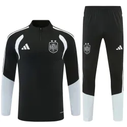2026 Spain Two-star Edition Half-zip Tracksuit Black - product photo US45.98 - 2026 Spain Two-star Edition Half-zip Tracksuit Black