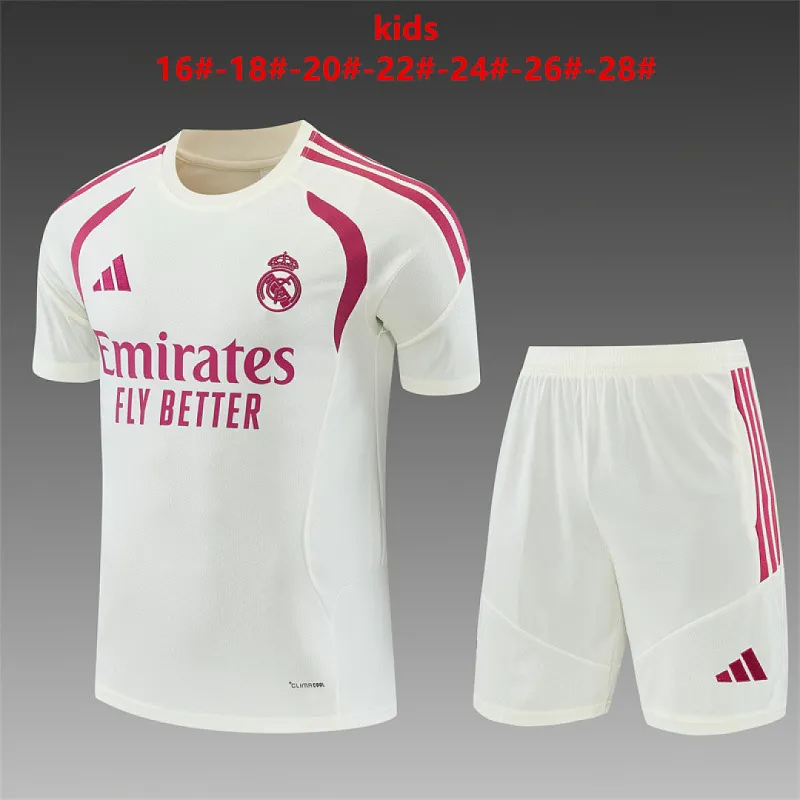 26/27 Real Madrid Training Kids Kit Beige