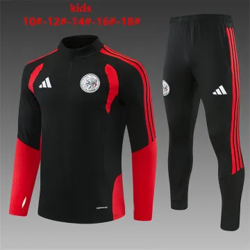 26/27 Ajax Kids Half-zip Tracksuit Black