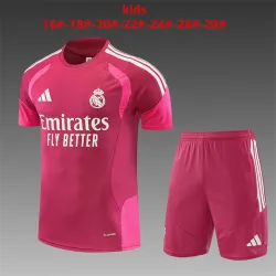 US22.98 - 26/27 Real Madrid Training Kids Kit Pink