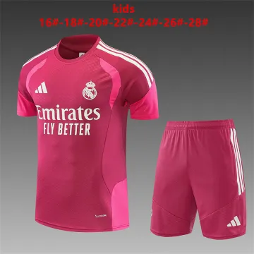 26/27 Real Madrid Training Kids Kit Pink