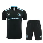 Equipamento de treino do Feyenoord 26/27, preto 26/27 Feyenoord Training Kit Black