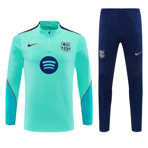 26/27 Barcelona Half-zip Tracksuit Light Blue