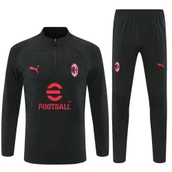 26/27 AC Milan Half-zip Tracksuit Black - product photo US45.98 - 26/27 AC Milan Half-zip Tracksuit Black