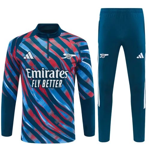 26/27 Arsenal Camo Half-zip Tracksuit Red/Blue