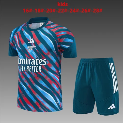 Conjunto de treino infantil Arsenal Camo 26/27 Vermelho/Azul