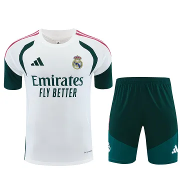 26/27 Real Madrid Training Kit White/Dark Green