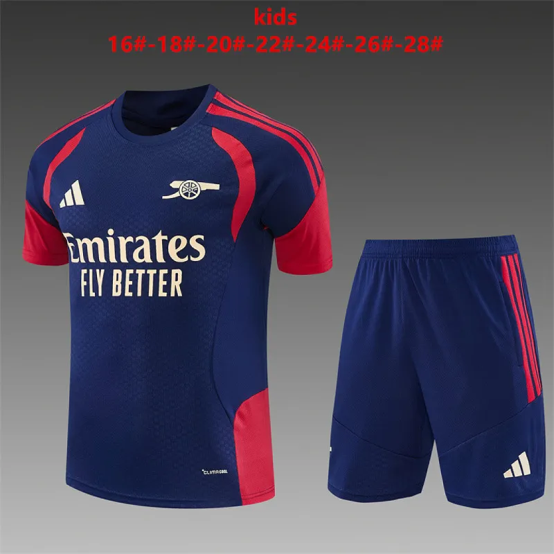 26/27 Arsenal Training Kids Kit Royal Blue