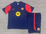 Equipamento de treino infantil Barcelona 26/27, azul real 26/27 Barcelona Training Kids Kit Royal Blue