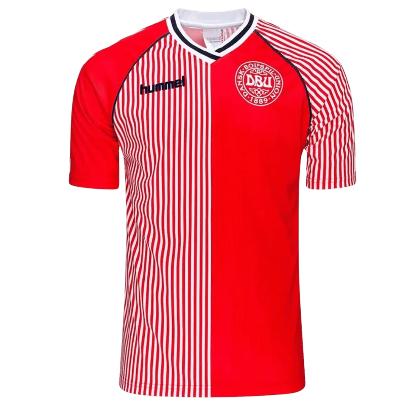 1986 Denmark Home Retro Jersey
