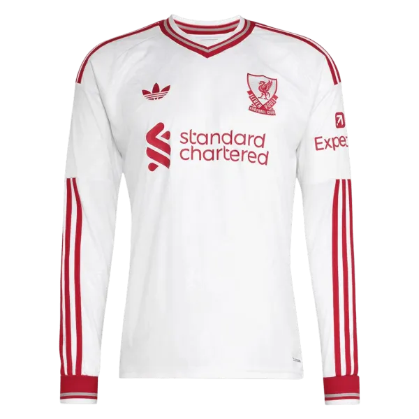 26/27 Liverpool Away Long Sleeve Jersey - A-Grade Quality Detail View